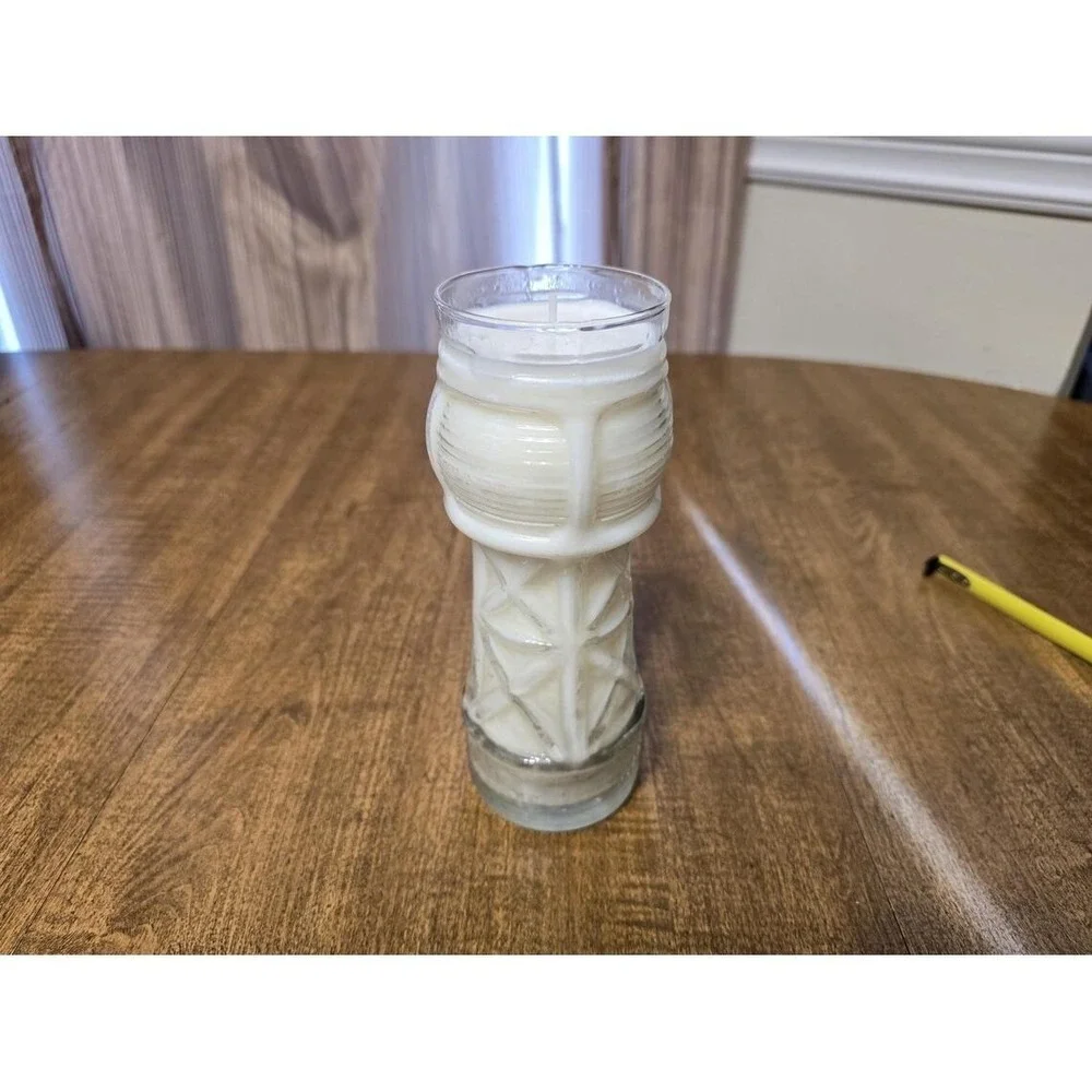 Handmade Ocean Breeze Scented Candle in Red Lobster 35th Anniversary Glass D139